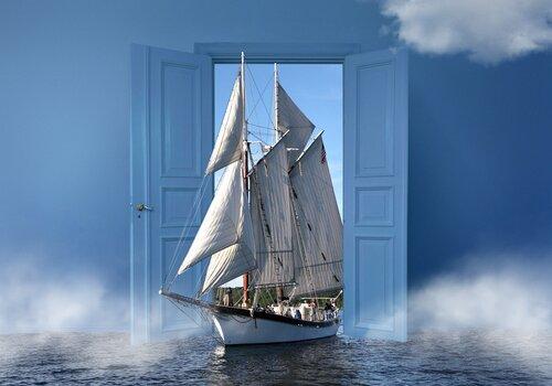 porte et bateau