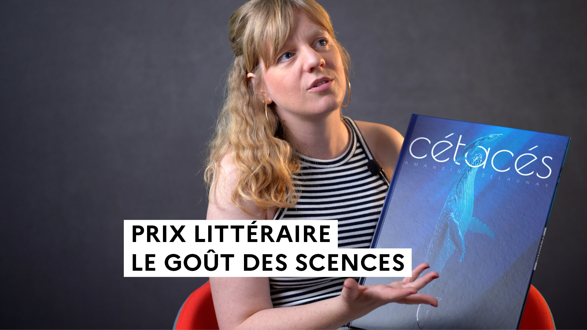 "Cétacés" d'Amandine Delaunay, lauréat du prix Le Goût des sciences
