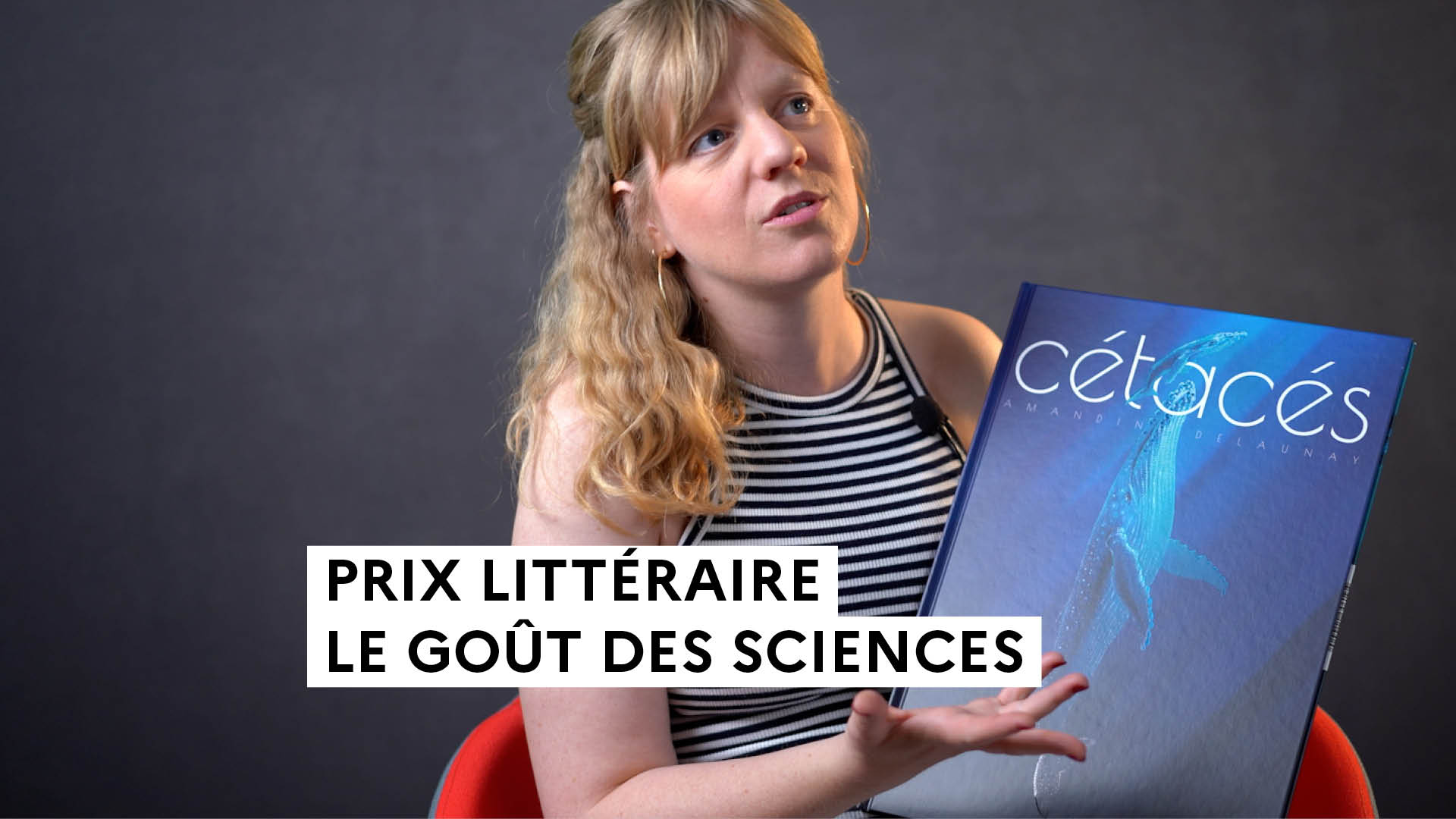 "Cétacés" d'Amandine Delaunay, lauréat du prix Le Goût des sciences