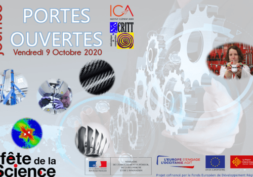 Affiche de la JPO ICA CRITT 2020 - 9 octobre 2020