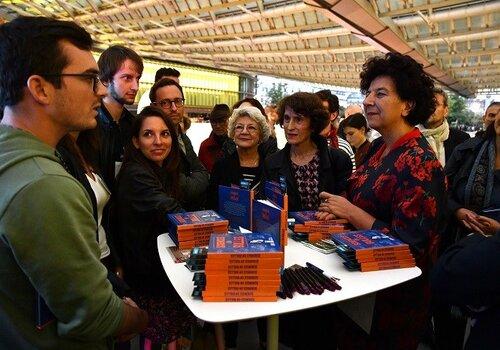 Lancement du livre avec Mme la Ministre
