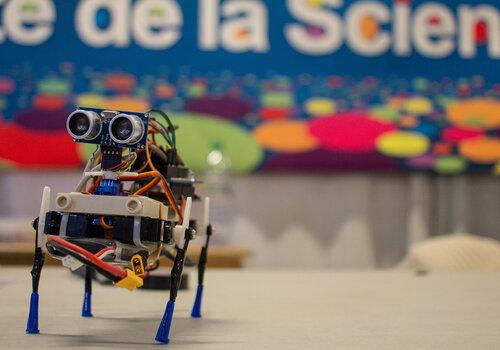 robot créé à la Fête de la science
