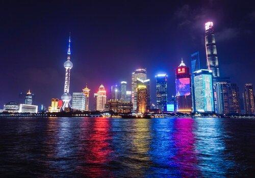 Shangaï en pleine nuie