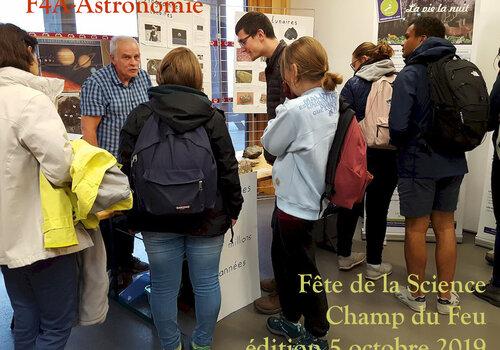 Un public nombreux pour le rassemblement de la F4-astronomie au Champ du Feu le 5 octobre 2019.