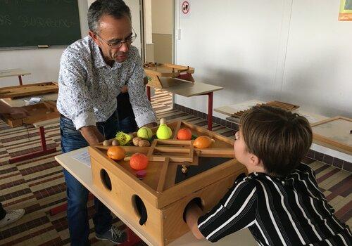 jeux en bois géant à découvrir sur le stand