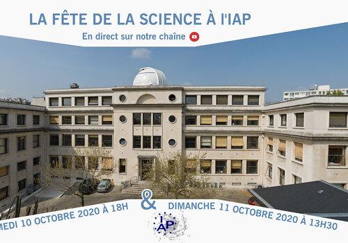 Le visuel de la Fête de la science à l'Institut d'astrophysique de Paris Paris
