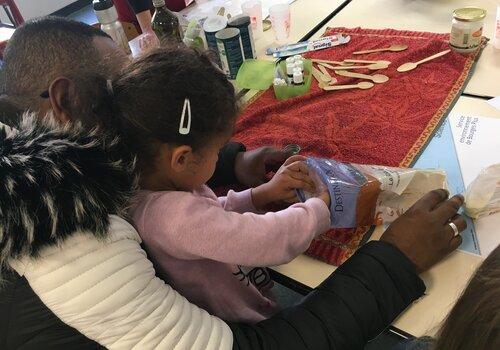 atelier fabrication de dentifrice à la Fête de la science 2019