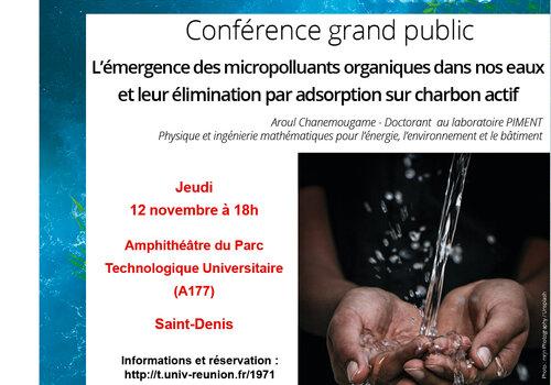 Affiche de la conférence Affiche présentant la conférence