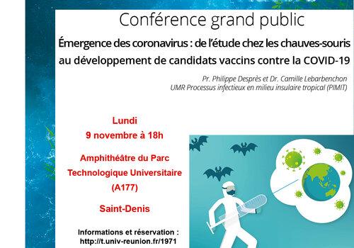 Affiche de la conférence Affiche présentant la conférence