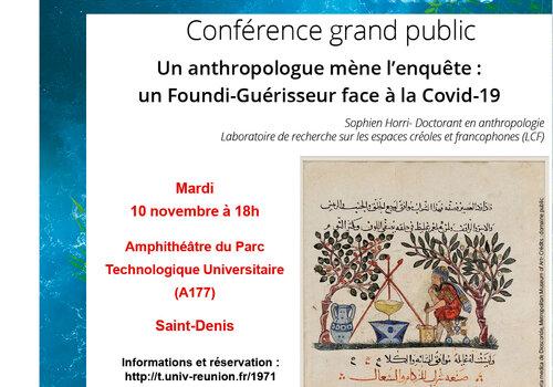 Affiche de la conférence Affiche présentant la conférence