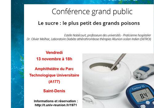 Affiche présentant la conférence