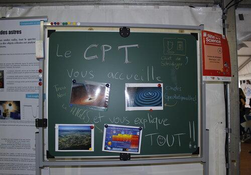 Le CPT vous accueille et vous explique tout ! Le stand du CPT en 2019