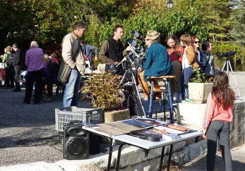 Atelier observation du soleil lors de Village de Sciences 2020