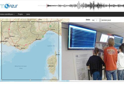 connaissez vous sismoazur ? l'application que Géoazur met à votre disposition Risques sismique, tsunami, glissements de terrain : un réseau de sismomètres au service des scientifiques