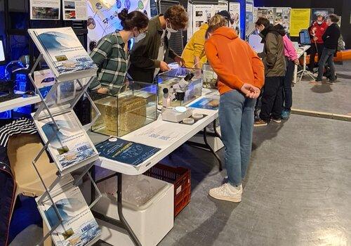 Stand CNAM-Intechmer-LUSAC lors de la fête de la science 2020