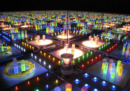 Installation : Lumière au carré (2015) Lumière au carré (2015)