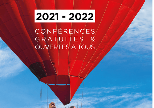 Amphis pour tous 2021-2022 Visuel d'une mongolfière rouge en vol