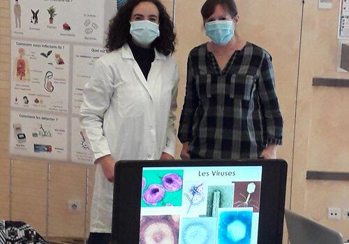 Atelier “virus” Photo de l'atelier “virus” de 2020