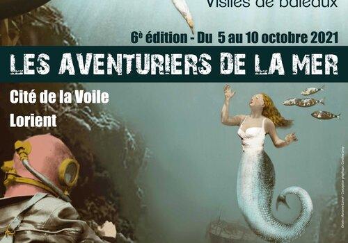 Affiche 6e édition Festival Aventuriers de la mer, Lorient