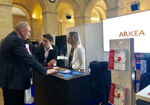 Stand Crédit Mutuel Arkéa Les nouvelles technologies au coeur des services bancaires