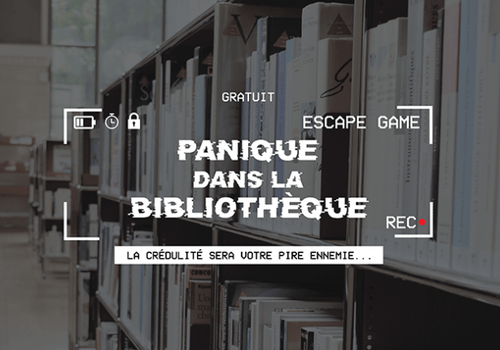 Panique dans la bibliothèque Panique dans la bibliothèque