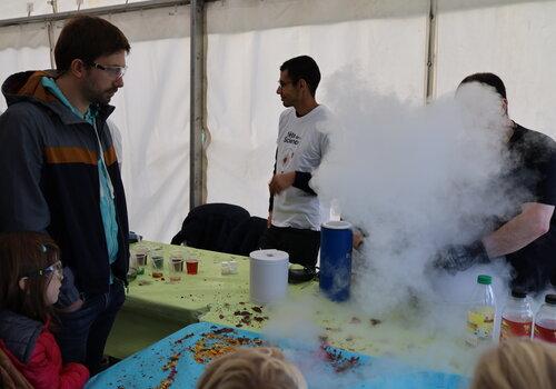 atelier de glace à l'azote liquide