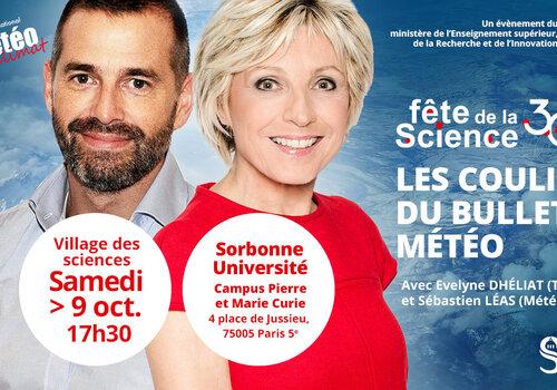 Photographie de Sébastien Léas et Evelyne Dhéliat annonçant l'évènement