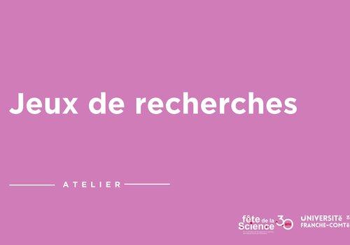 Jeux de recherches Jeux de recherches