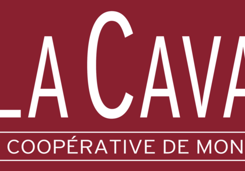 Logo de la librairie coopérative "La Cavale" à Montpellier.