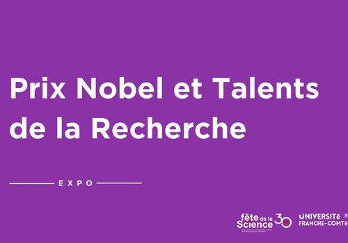 Prix nobels et talents de la recherche