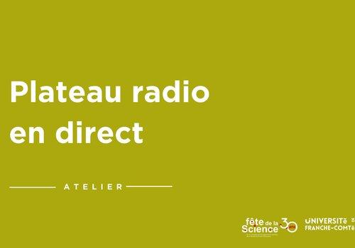 Plateau radio en direct Plateau radio en direct