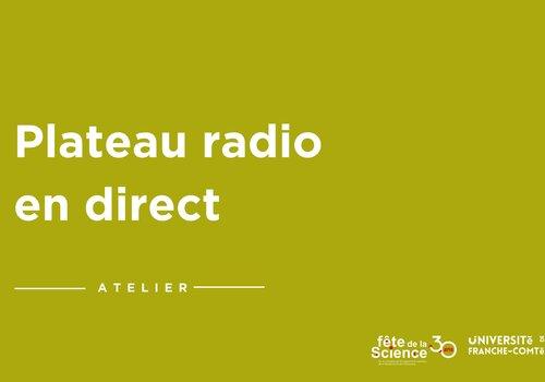 Plateau radio en direct