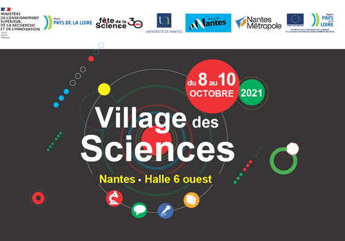 Affiche village des sciences de Nantes