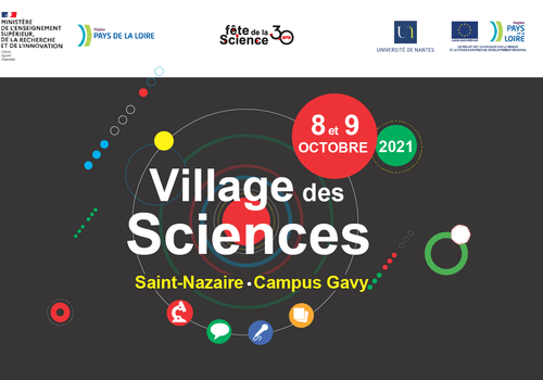 Affiche Village des sciences de Saint-Nazaire