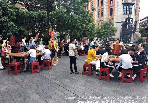 Quand la rue devient un décor, Wuhan (Chine)