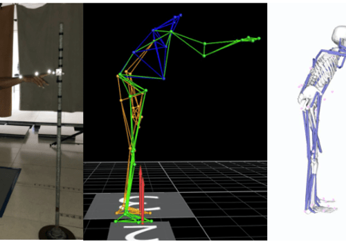Image montrant le processus de transformation d'un rig 3D à un modèle ordinateur
