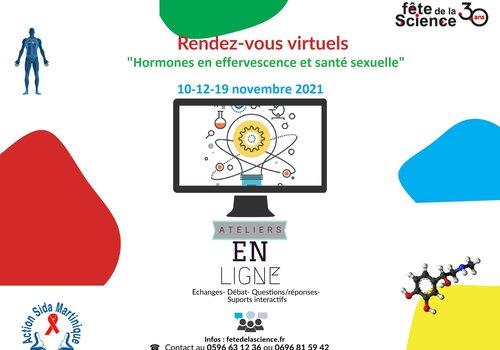Visuel "rendez-vous virtuels : hormones en effervescence et santé sexuelle"
