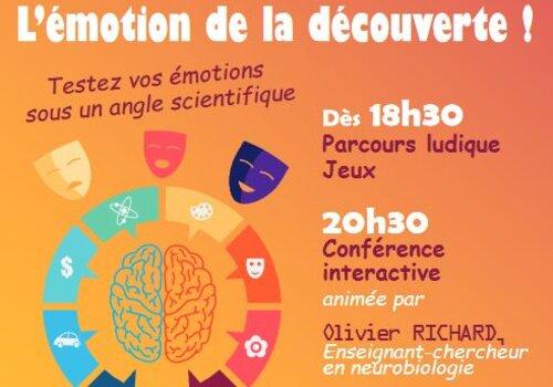 Testez vos émotions sous un angle scientifique Affiche testez vos émotions sous un angle scientifique Sandillon