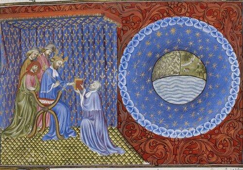 Le livre, le cosmos et la Terre BNF fr 565 Le livre, le cosmos et la Terre