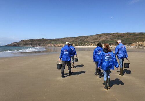 Prélèvements littoral normand par l'ACRO Prélèvements littoral normand par l'ACRO