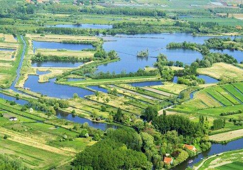 Marais vu du ciel 