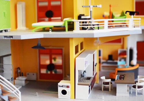 Les énergies de demain Maison miniature de poupées