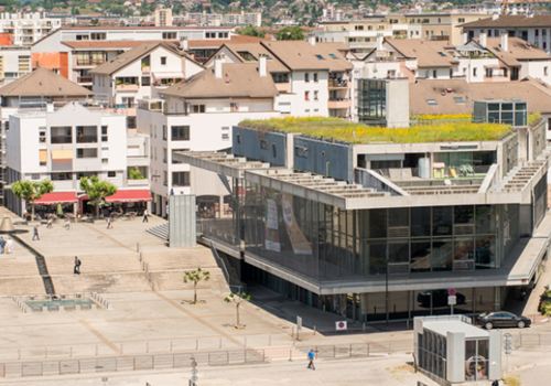 photo aérienne de la Turbine