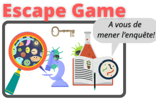 Escape game A vous de mener l'enquete sur le monde microscopique mysterieux!