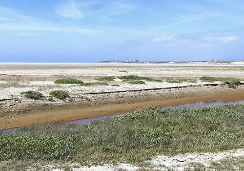 Vue aérienne de la Baie d'Authie