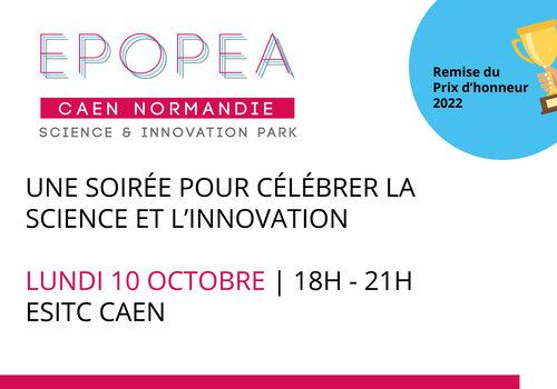 EPOPEA fête la science & l'innovation ! 10 octobre 2022 EPOPEA fête la science & l'innovation !