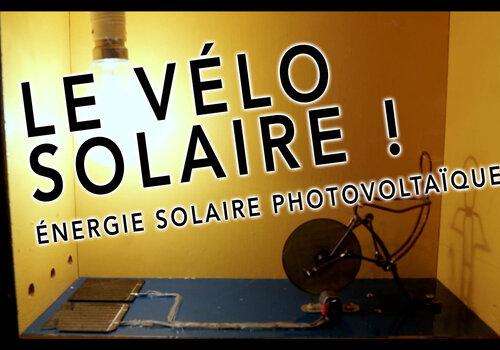 Le vélo solaire