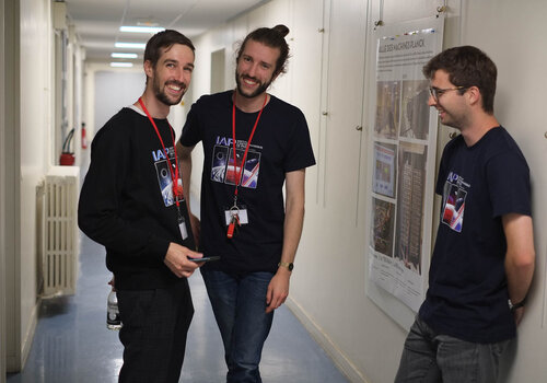 Un jeu de piste Chasse aux étoiles ! Un groupe de doctorants de l'IAP