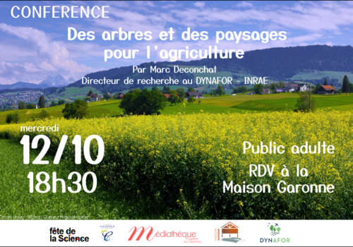 Conférence Des arbres et des paysages pour l'agriculture, par Marc Deconchat