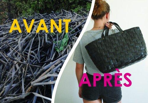 tuyaux agricoles transformation en sac cabas